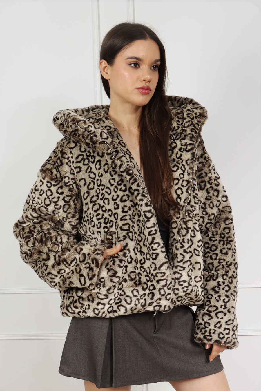 CASACA CARRIE PIEL PRINT