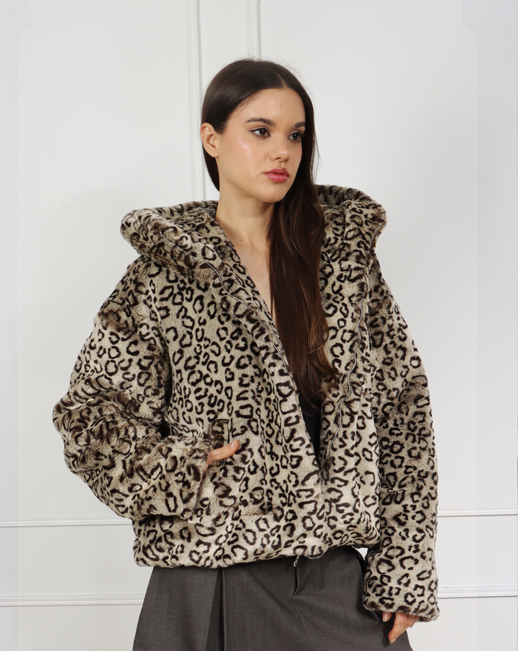 CASACA CARRIE PIEL PRINT