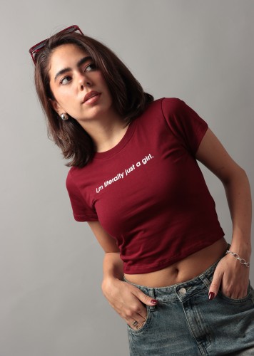 Baby Tee Just a girl
